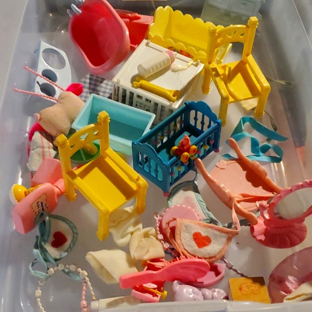 G1 vintage original Baby Pony accessories LOT
